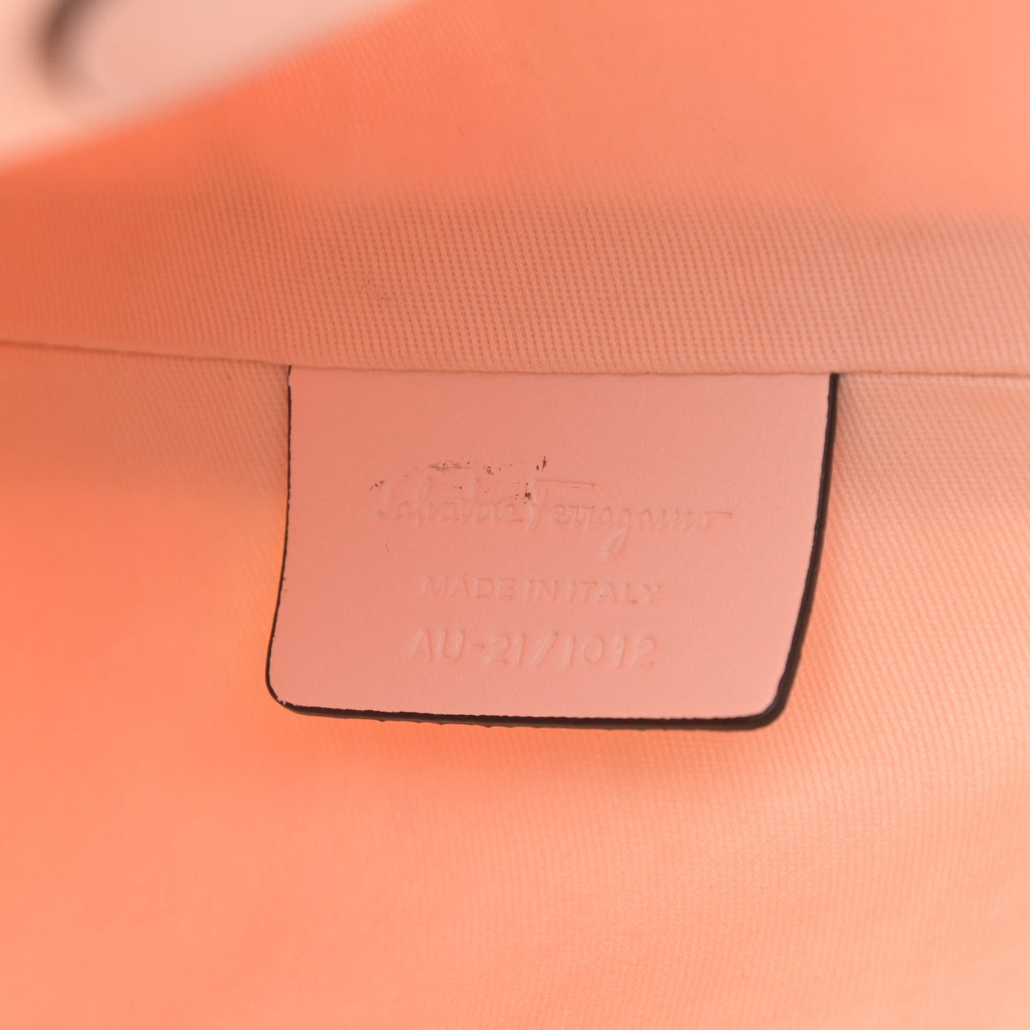 Nylon Calfskin Vimini Travel Tote Pink Lemonade