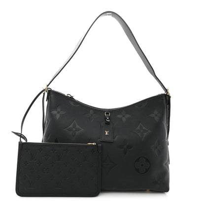 Louis Vuitton Empreinte Monogram Giant CarryAll MM Black 3 of 11