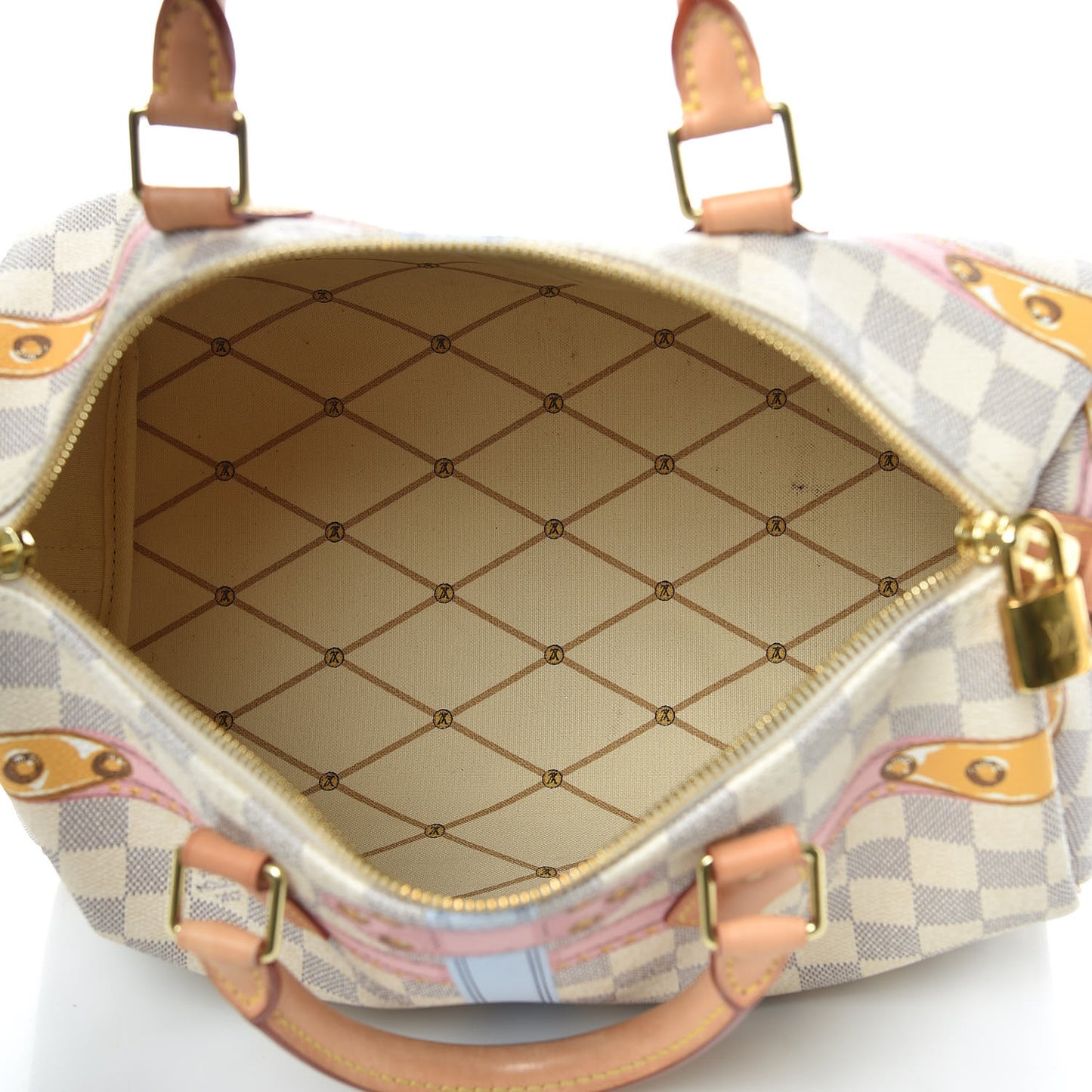 Damier Azur Summer Trunks Speedy Bandouliere 30