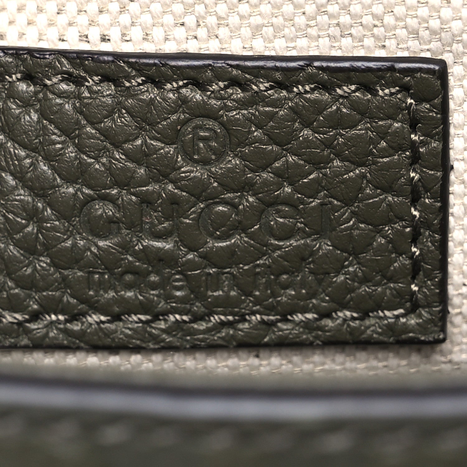 Gucci Piuma Calfskin Jumbo GG Embossed Small Messenger Bag Dark Green 5 of 11