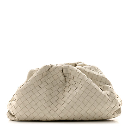 Bottega Veneta Nappa Maxi Intrecciato The Pouch Oversized Clutch Plaster 1 of 9