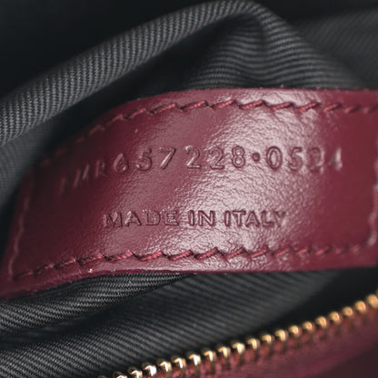 Saint Laurent Patent Le 5 A 7 Hobo Bordeaux 7 of 11