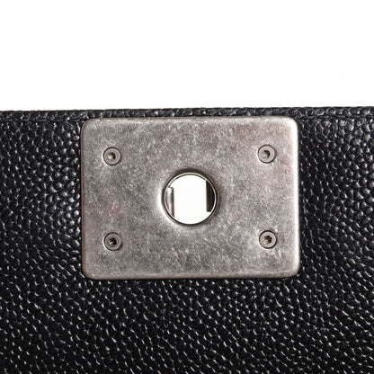 Chanel Caviar Quilted New Medium Boy Flap Black 9 of 10