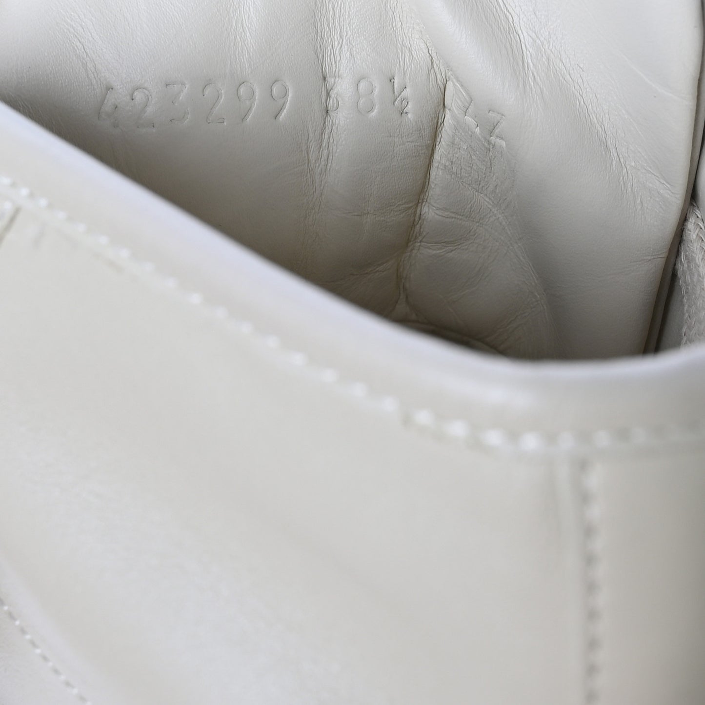 Miro Soft Calfskin Womens High Top Sneakers 38.5 Mystic White