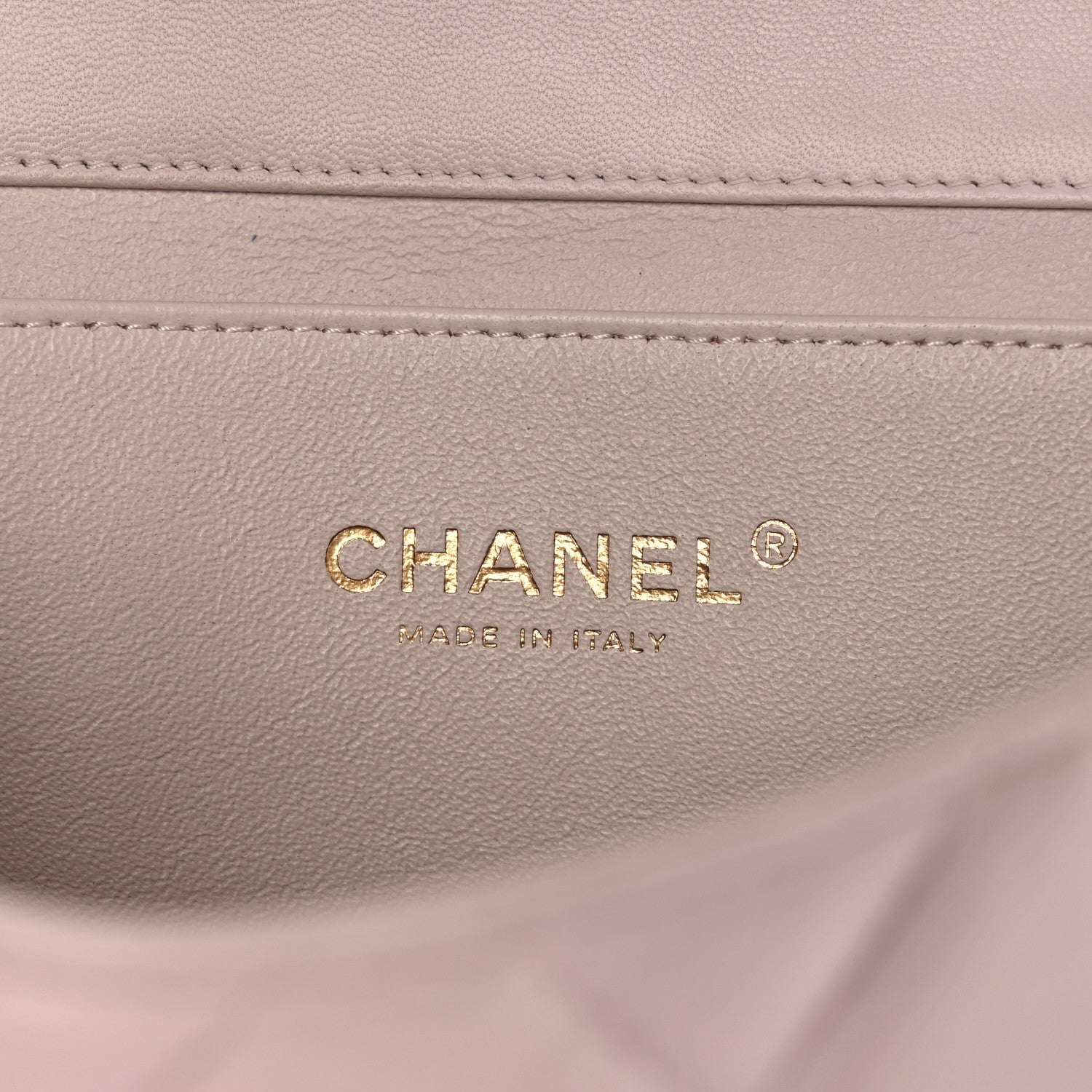 Chanel Lambskin Quilted Clutch with Chain Flap Light Pink 6 of 10