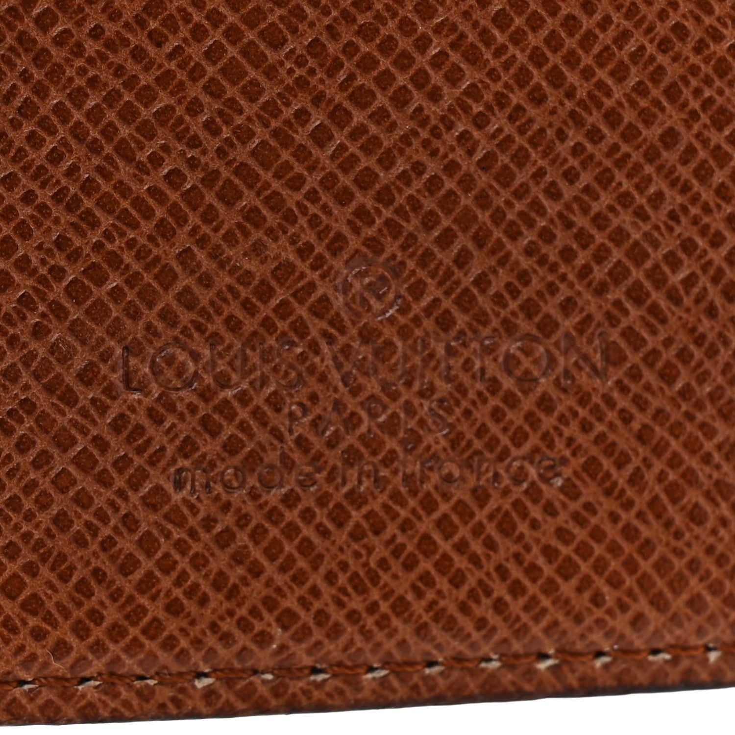 Louis Vuitton Monogram Porte Valeurs Checkbook Wallet 7 of 10