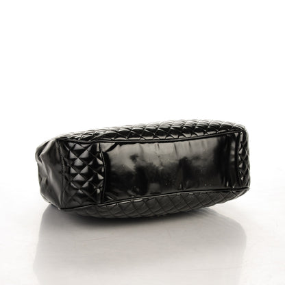 Chanel Glazed Calfskin Quilted Mademoiselle Large Frame Bag Black 5 of 9
