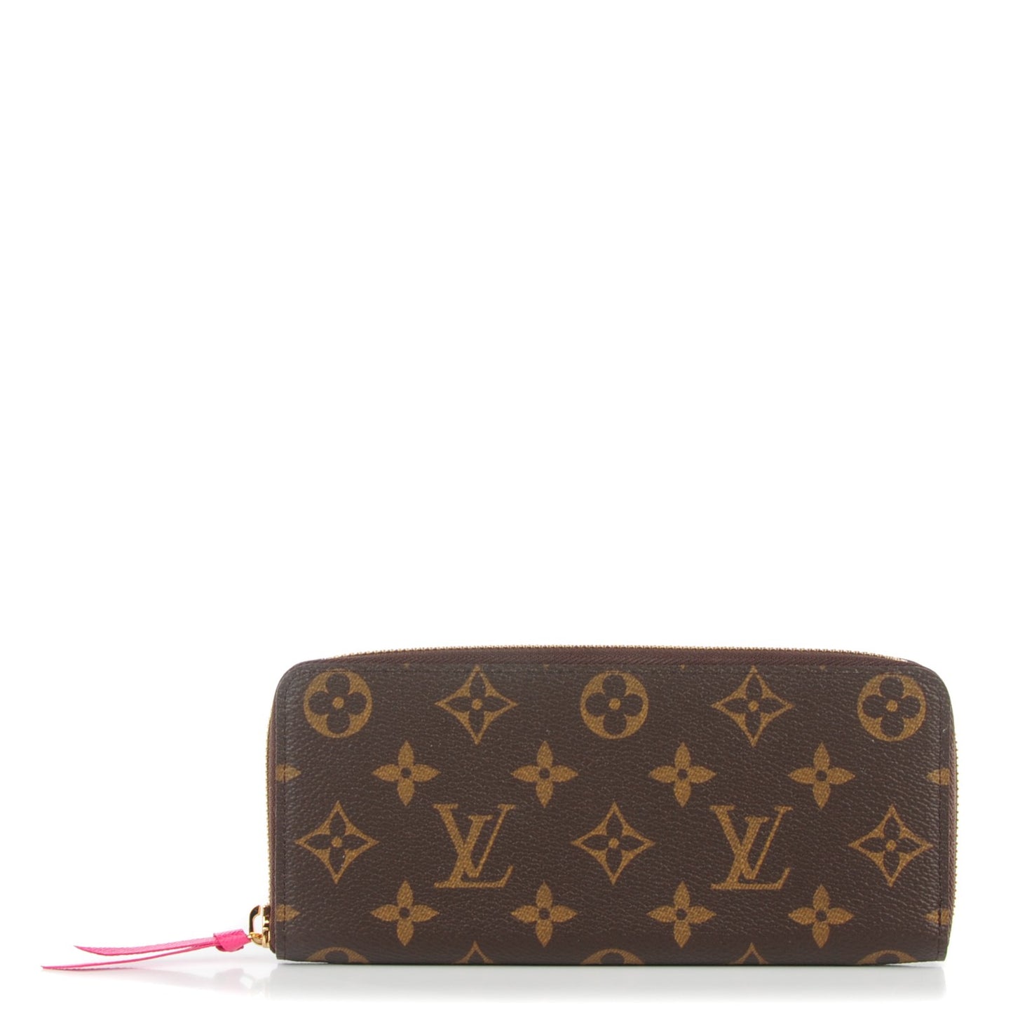 Monogram Clemence Wallet Fuchsia