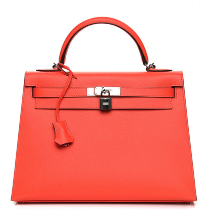 Hermes Epsom Kelly Sellier 32 Rose Jaipur 1 of 33