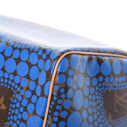 Louis Vuitton Monogram Kusama Town Speedy 30 Blue 13 of 13