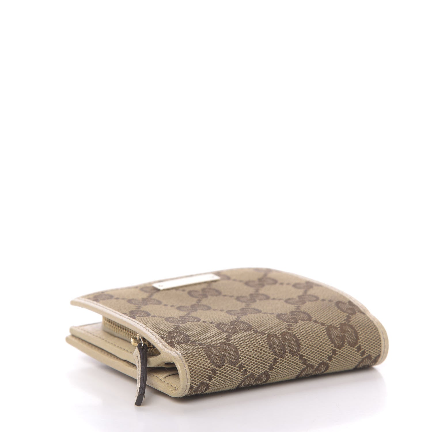 Gucci Monogram Zip Around French Flap Wallet Off White 4 of 7