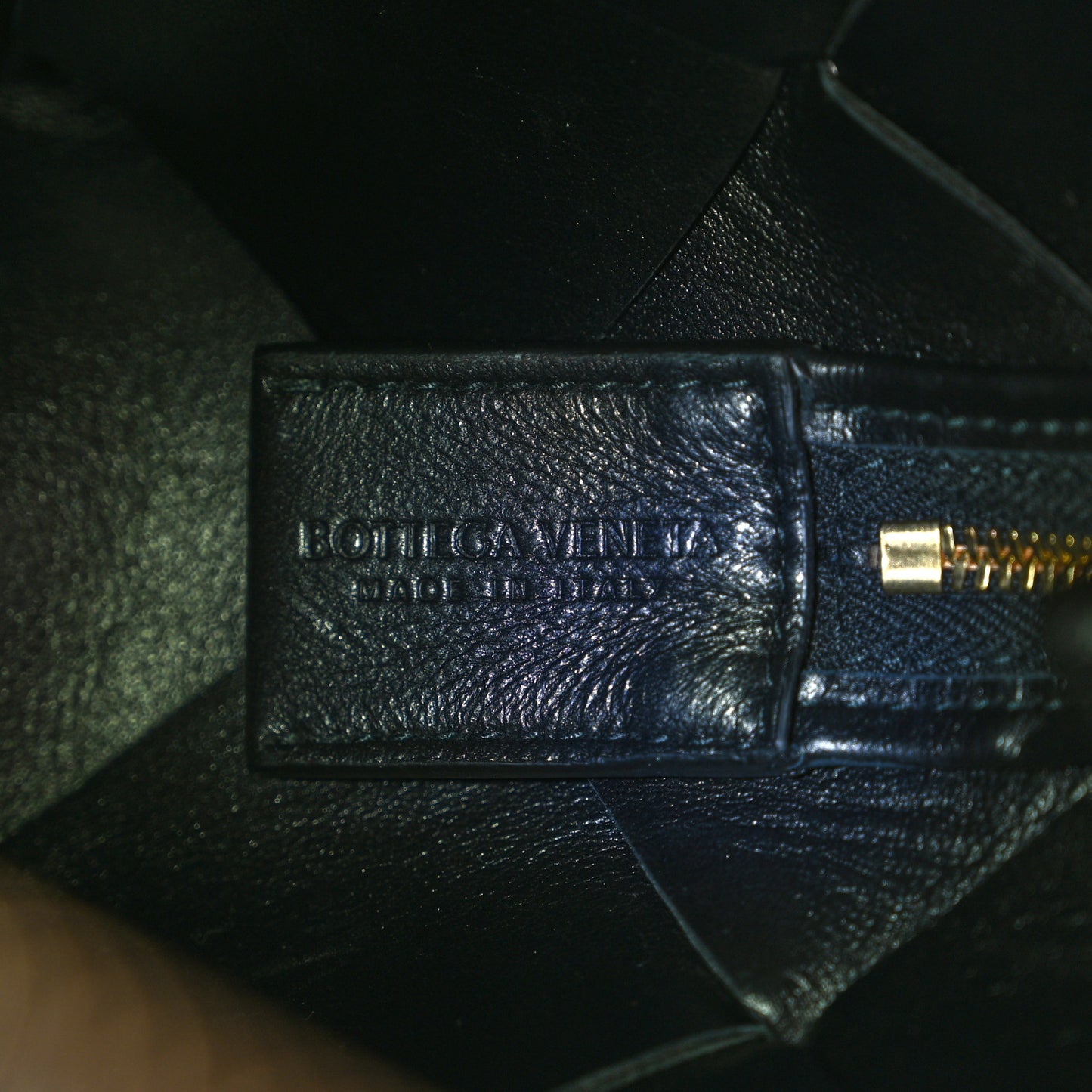 Lambskin Maxi Intrecciato Small Cassette Camera Bag Black