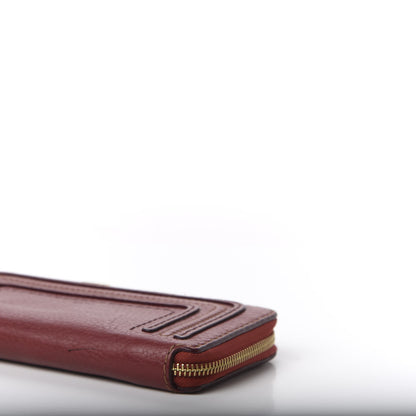 Chloe Grained Calfskin Marcie Long Zip Around Wallet Red 7 of 14