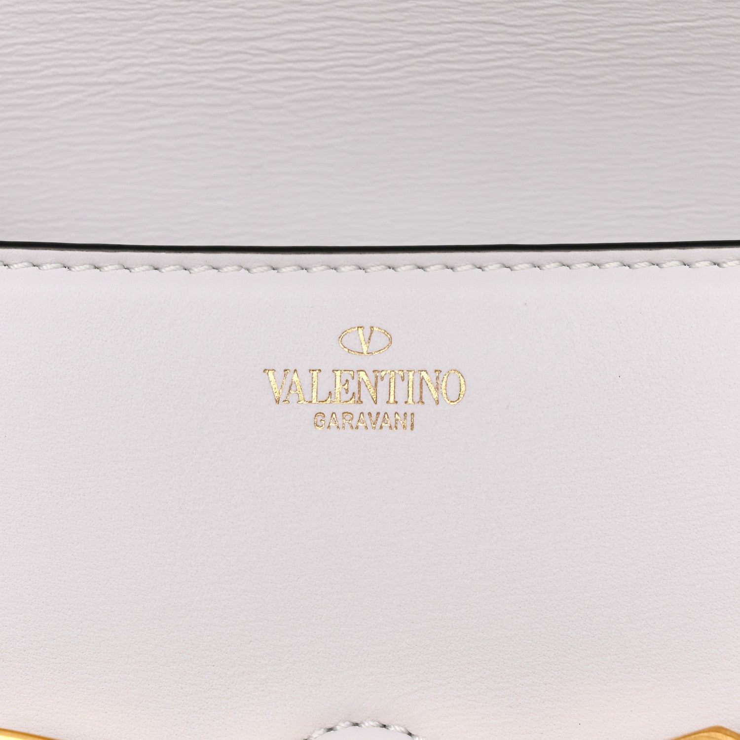 Valentino Garavani Calfskin Small Vlogo Chain Shoulder Bag Optic White 6 of 9
