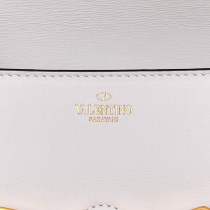 Valentino Garavani Calfskin Small Vlogo Chain Shoulder Bag Optic White 6 of 9