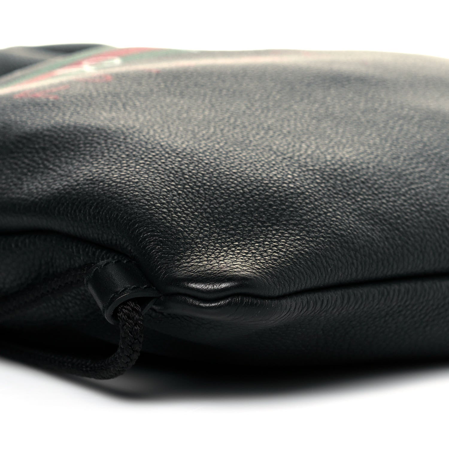 Gucci Calfskin Coco Capitan Logo Drawstring Backpack Black 8 of 9