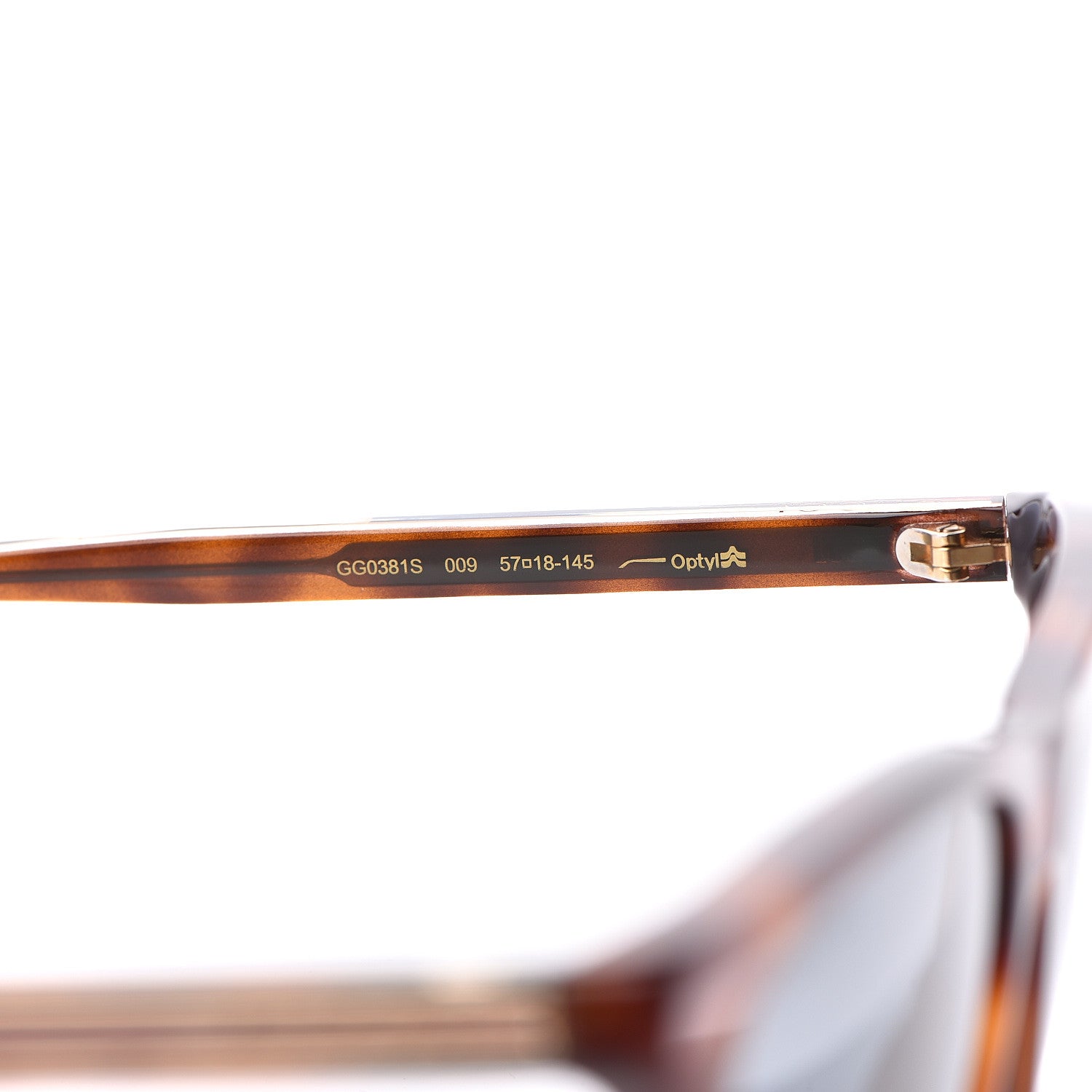 Gucci Acetate Frame Sunglasses GG0381S Tortoise 5 of 8