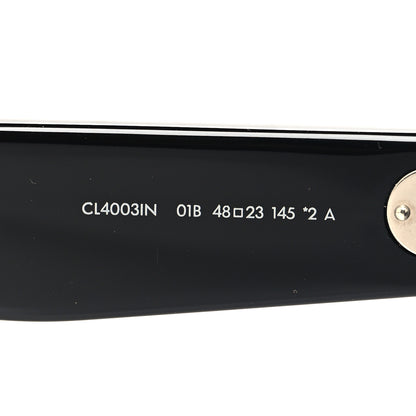 Celine Acetate Round Sunglasses CL4003IN Black 6 of 7