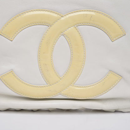 Chanel Calfskin Modern Chain Rhodoid Hobo White 8 of 9
