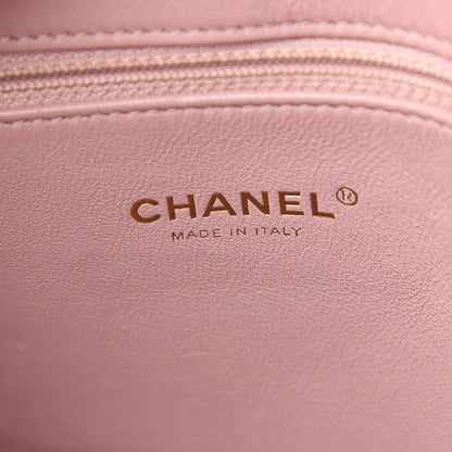 Chanel Caviar Quilted Small Business Affinity Shopping Bag Light Pink 6 of 12