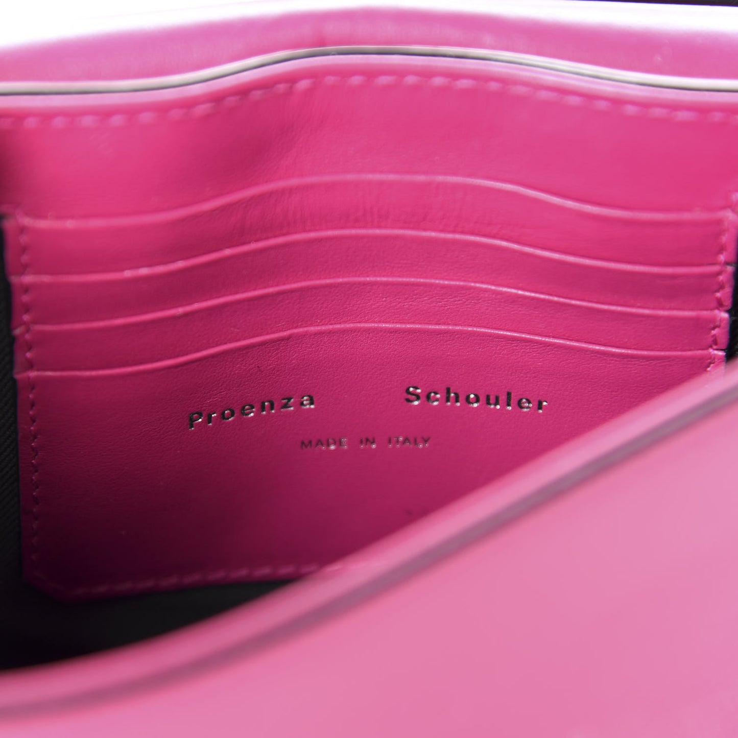 Calfskin Suede Tiny PS11 Classic Shoulder Bag Peony