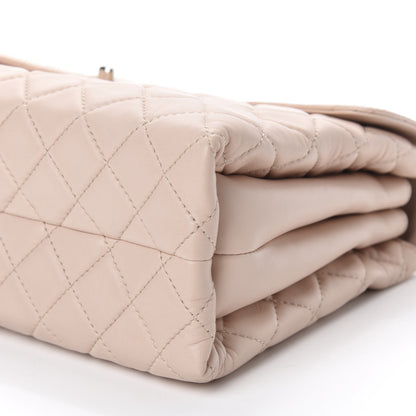 Chanel Lambskin Quilted Jumbo by 4 Flap Beige 7 of 10
