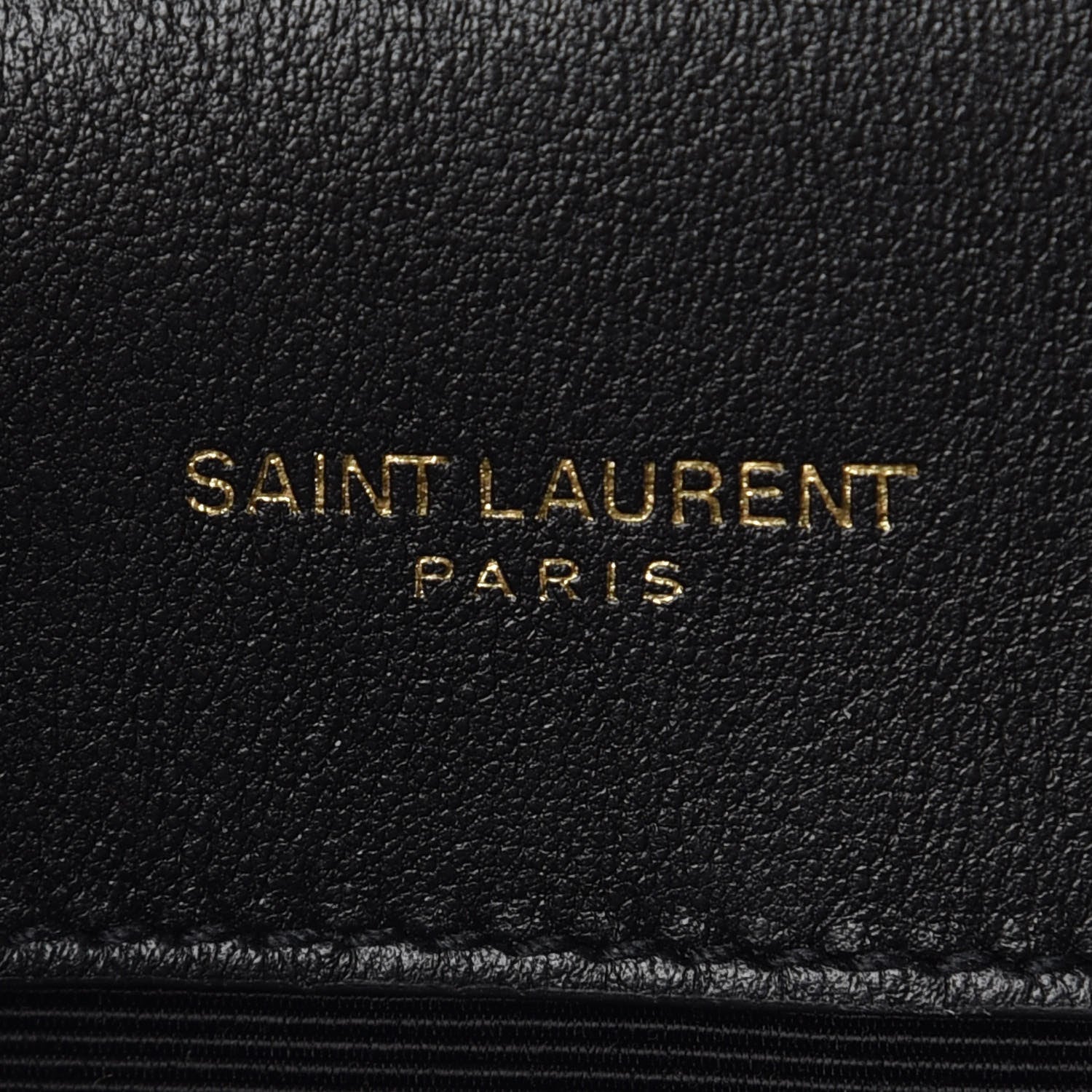 Saint Laurent Grain De Poudre Small Monogram Shapes Print Kate Satchel Black 8 of 9