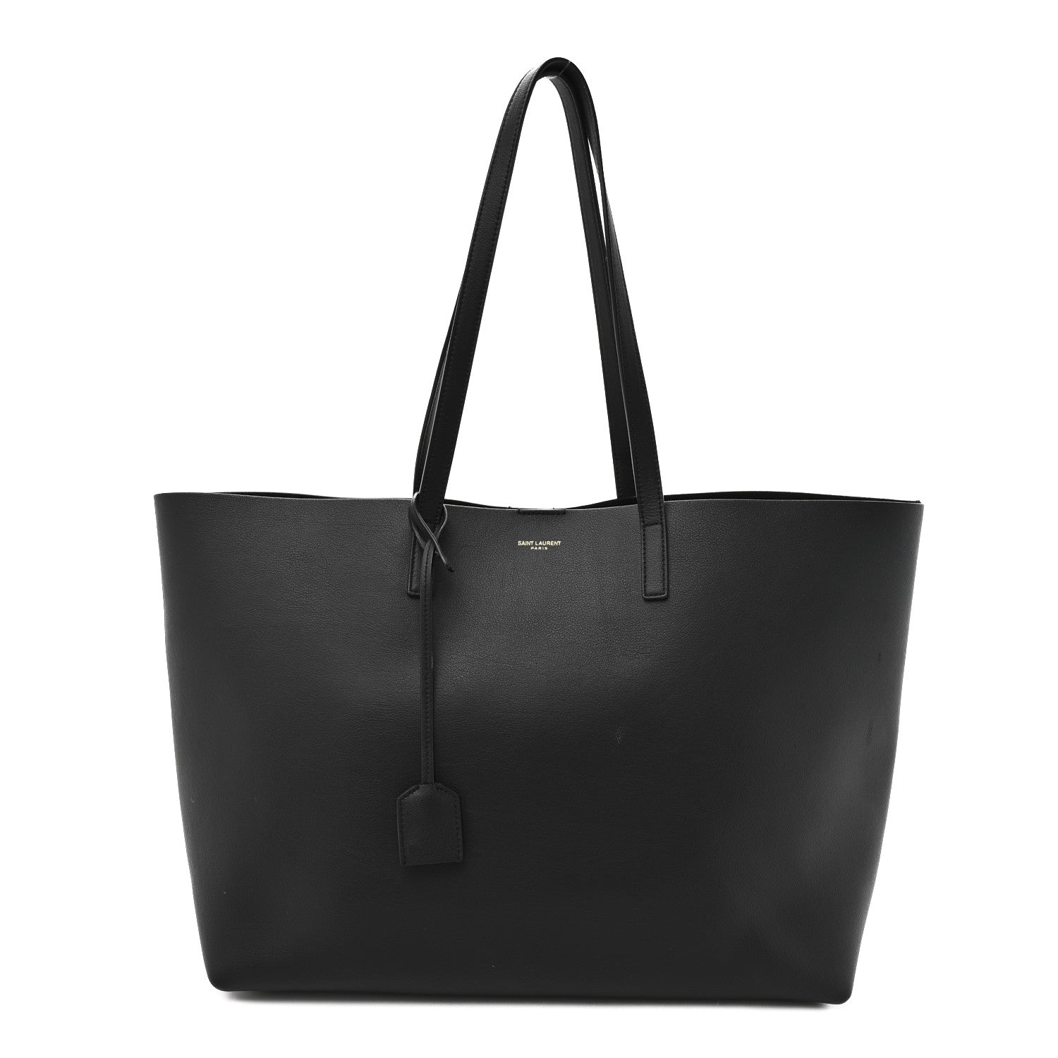 Saint Laurent Calfskin Large Shopping Tote Black 1 of 12