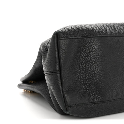 Gucci Pebbled Calfskin Medium Soho Chain Shoulder Bag Black 9 of 13