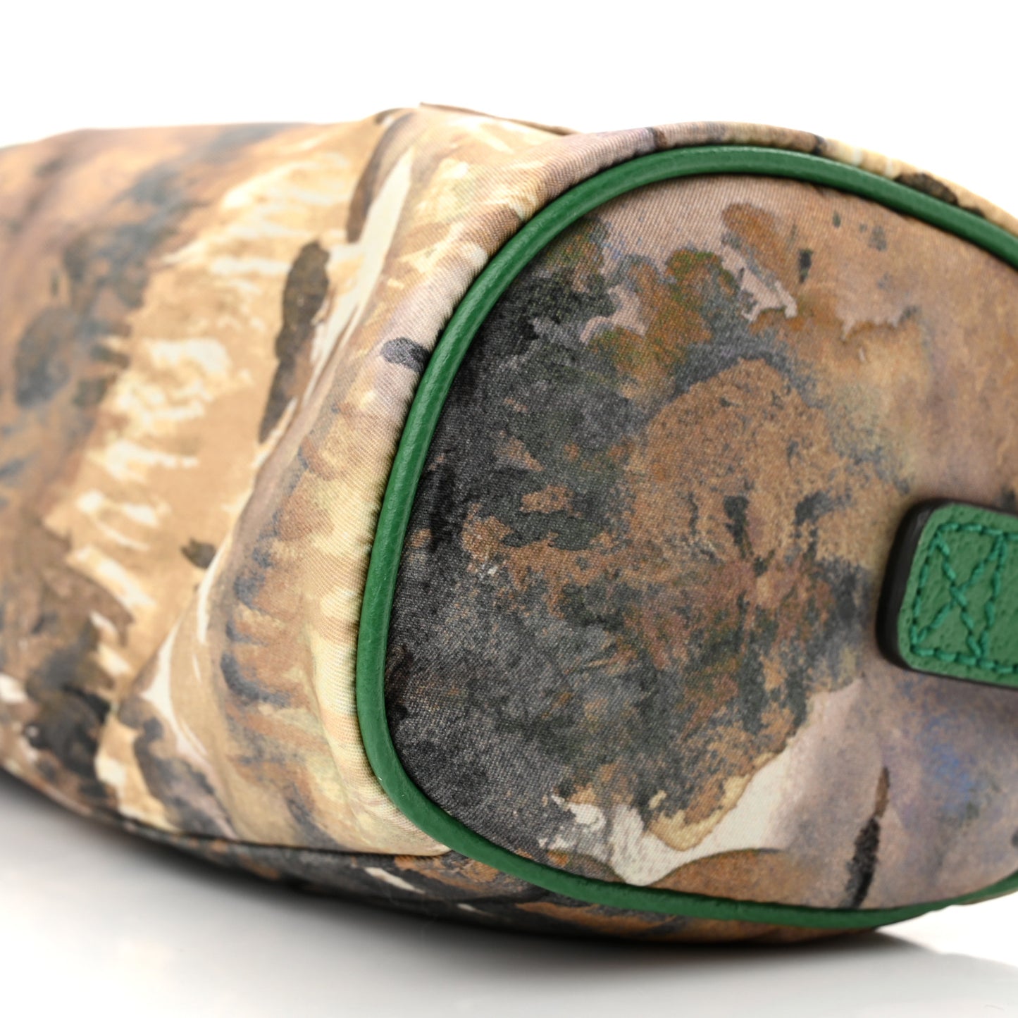 X THE NORTH FACE Econyl Nylon Barrel Shoulder Bag Green Multicolor