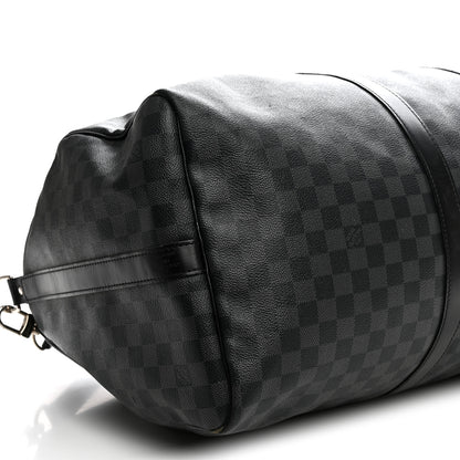 Louis Vuitton Damier Graphite Keepall Bandouliere 55 9 of 18