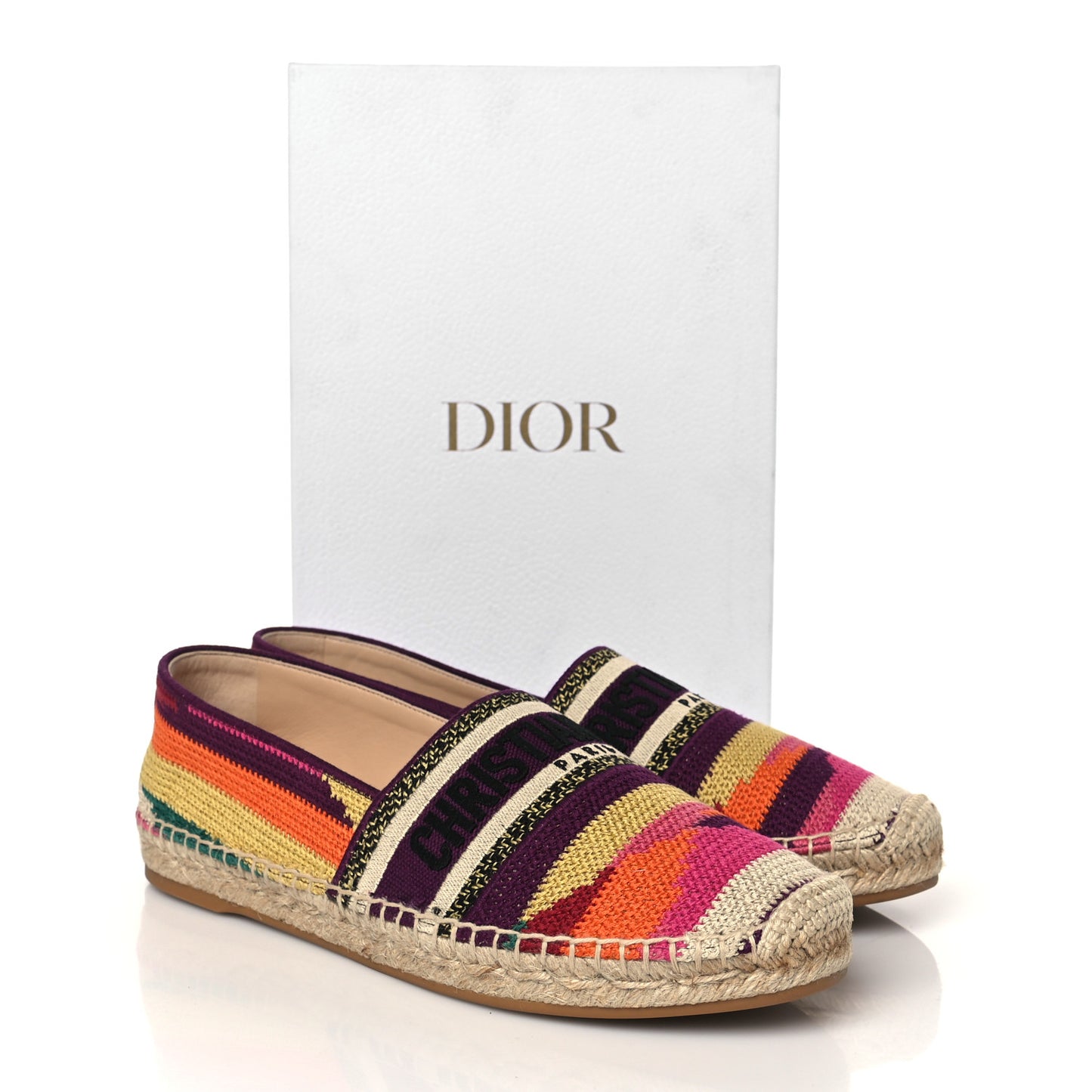 Cotton Embroidered Patchwork Granville Espadrille 40 Multicolor