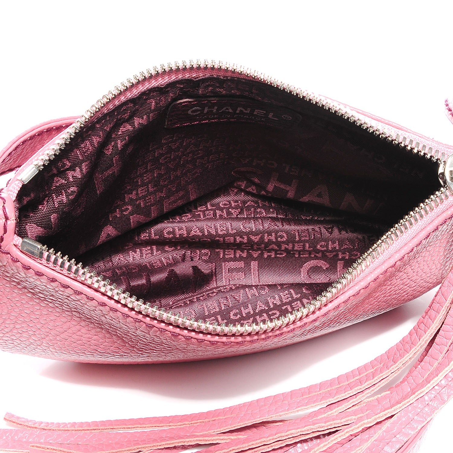 Chanel Leather Tassel Small Hobo Pink 7 of 7