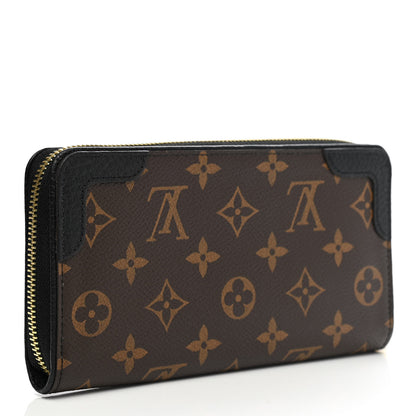 Louis Vuitton Monogram Zippy Retiro Wallet Black 3 of 9