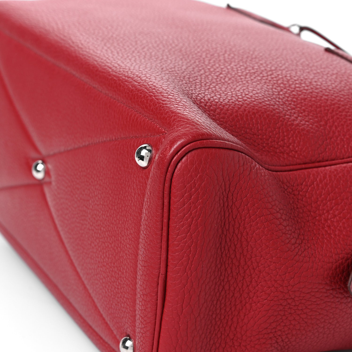 Hermes Taurillon Clemence Victoria II 35 Rouge Garance 9 of 13