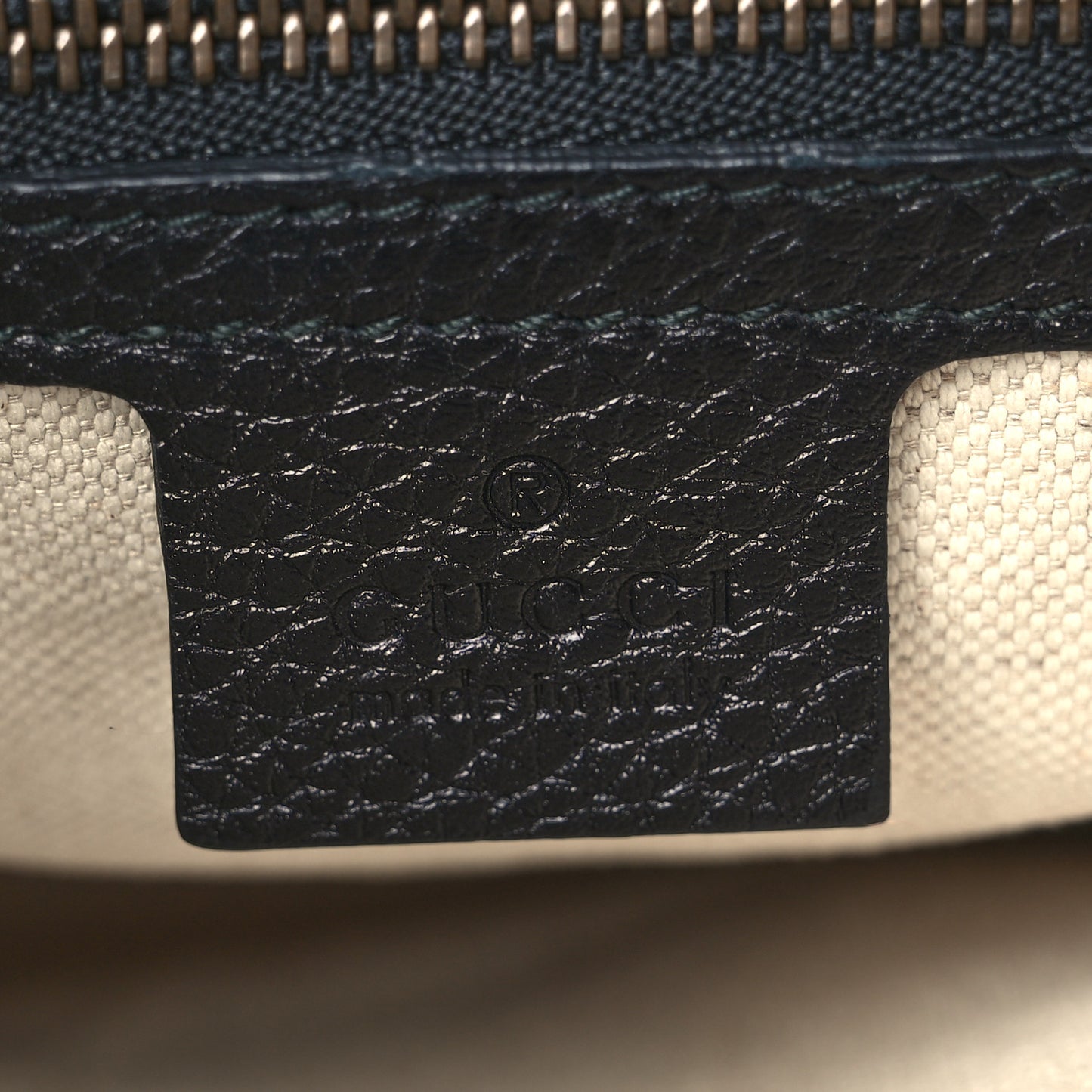 Cellarius Calfskin Feline GG Marmont Flap Shoulder Bag Black