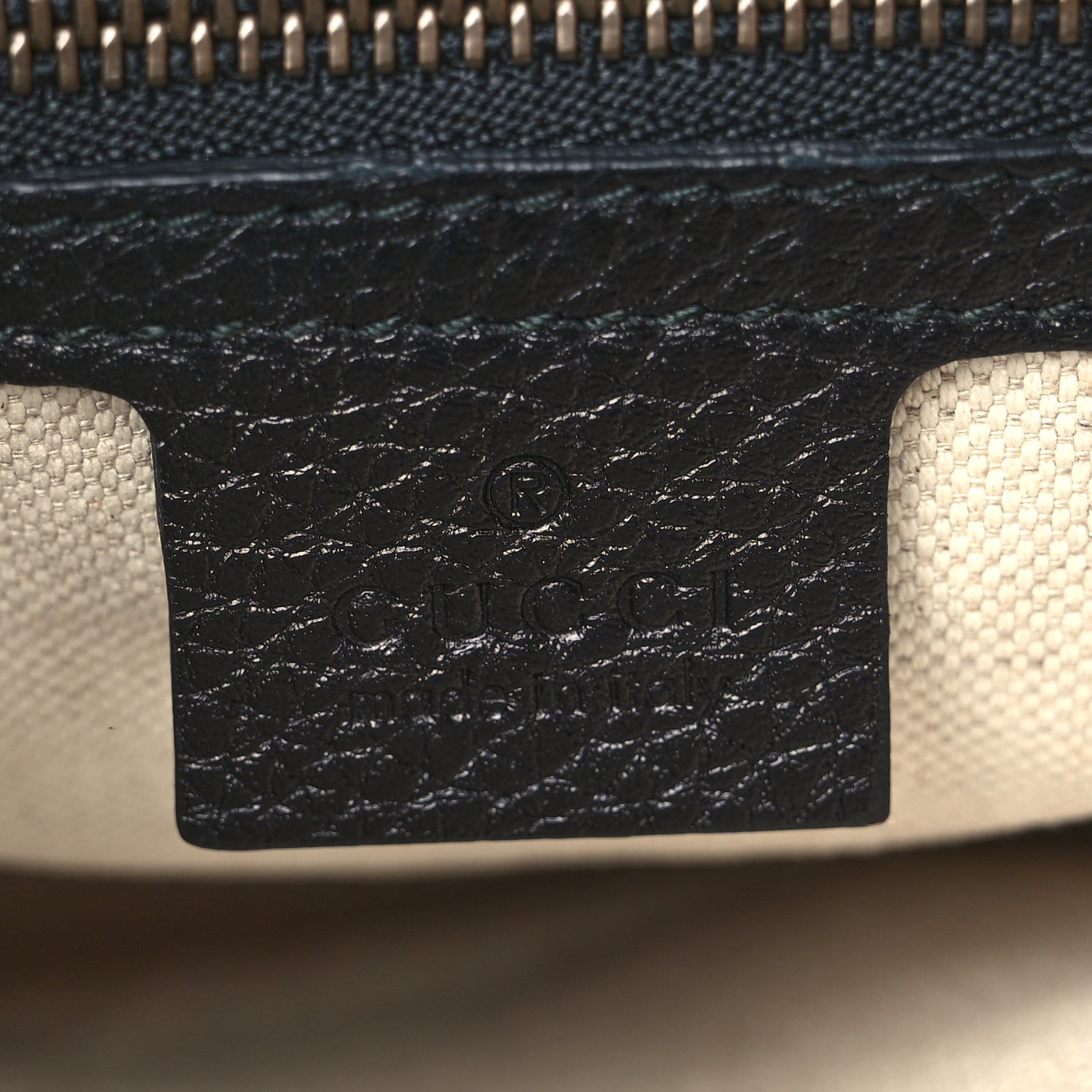 Gucci Cellarius Calfskin Feline GG Marmont Flap Shoulder Bag Black 7 of 10