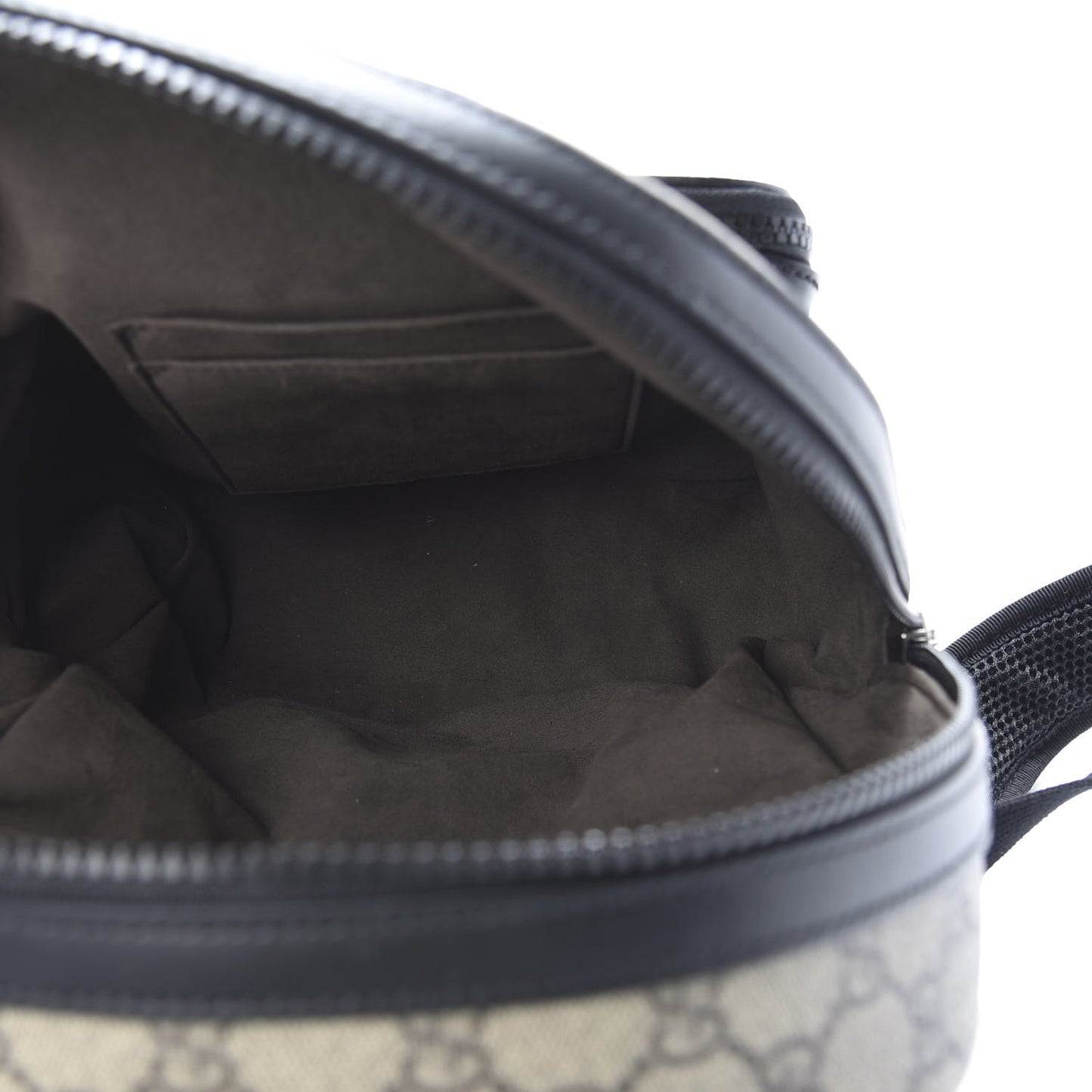 GG Supreme Monogram Small Eden Day Backpack Black