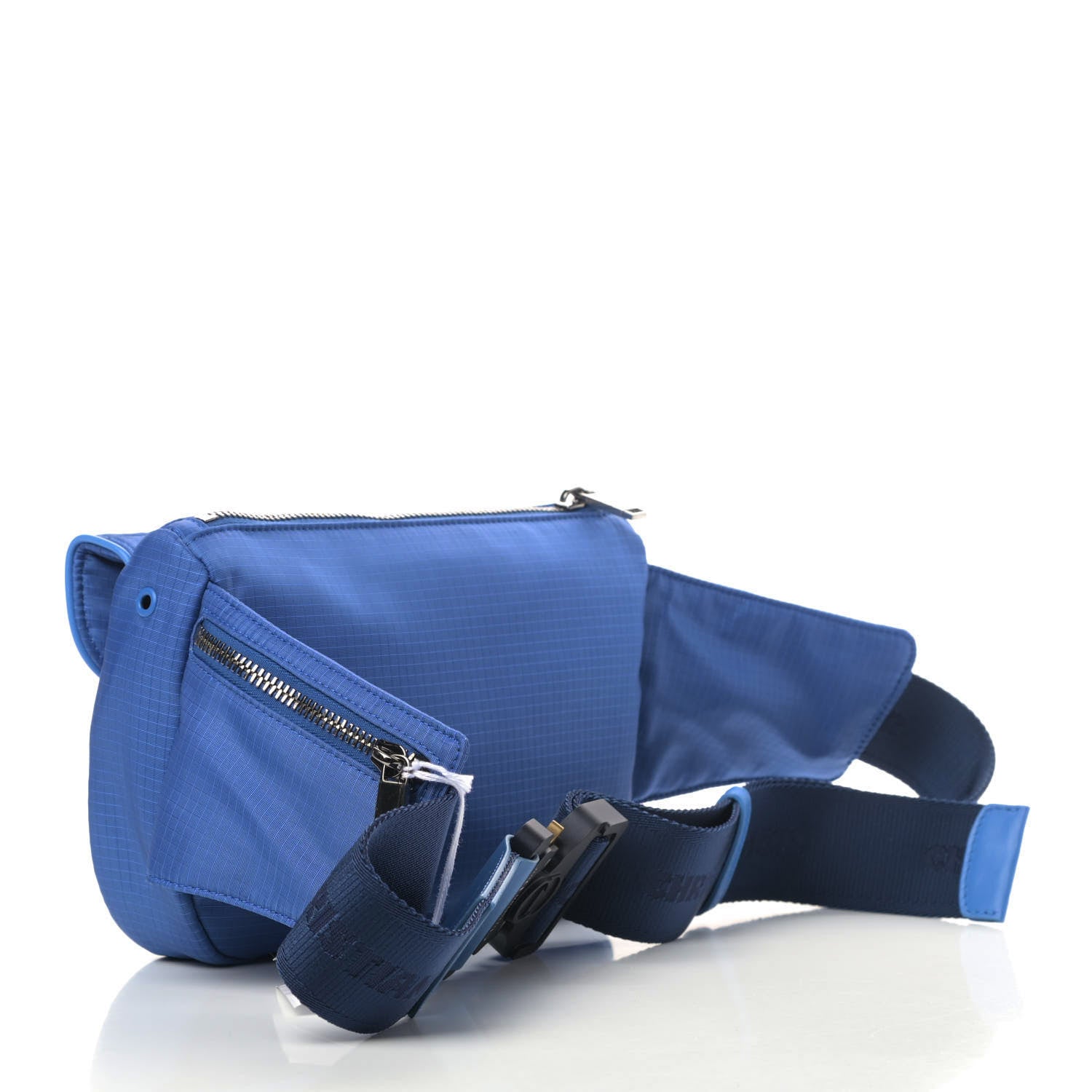 Christian Dior Nylon Saddle Belt Bag Blue 2 of 4