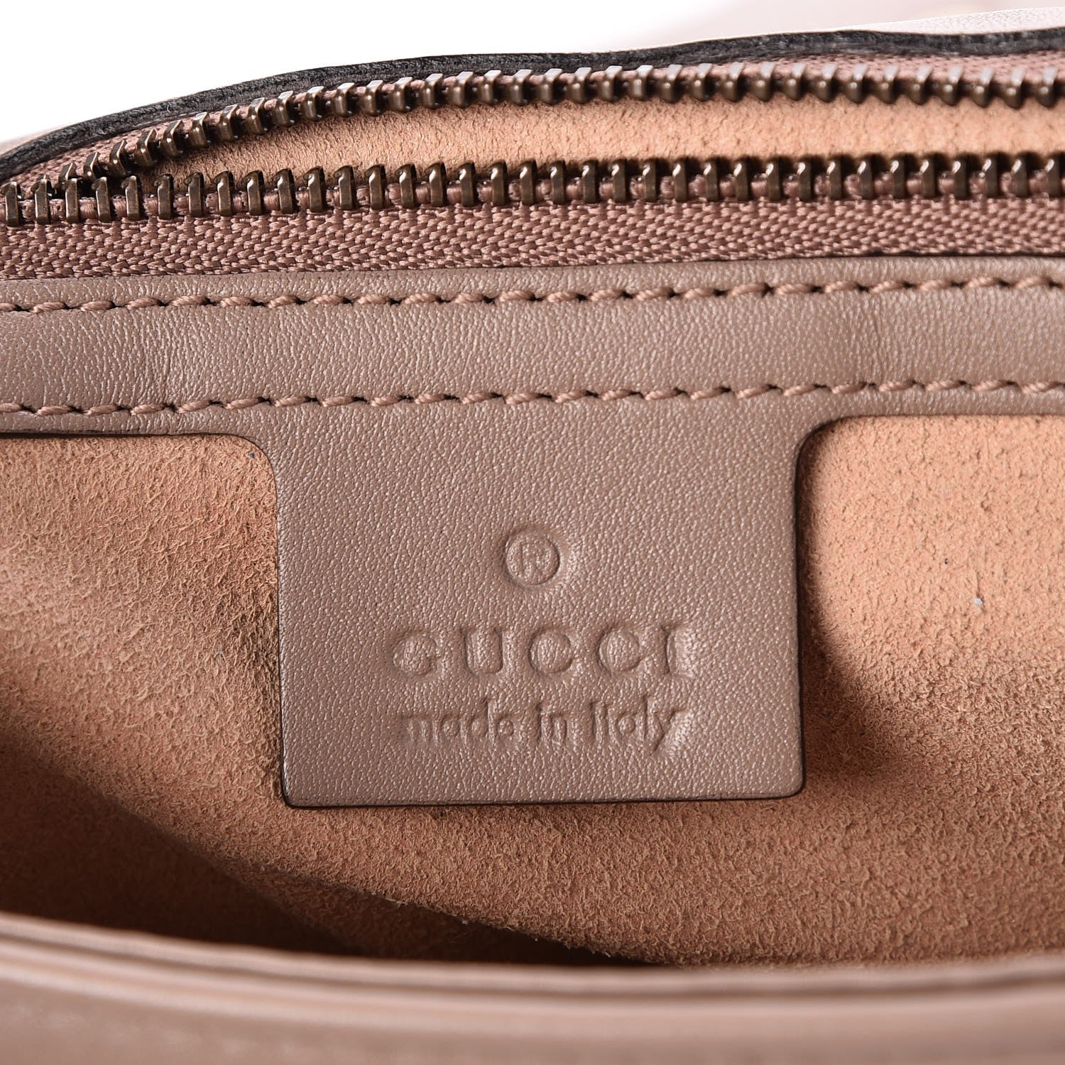Gucci Calfskin Matelasse Medium GG Marmont Shoulder Bag Porcelain Rose 6 of 9