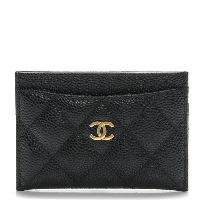 Chanel Caviar Quilted Card Holder Black 1 of 8