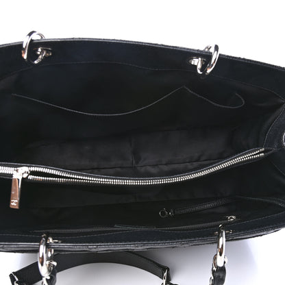 Chanel Caviar Quilted XL Grand Shopping Tote GST Black 4 of 4