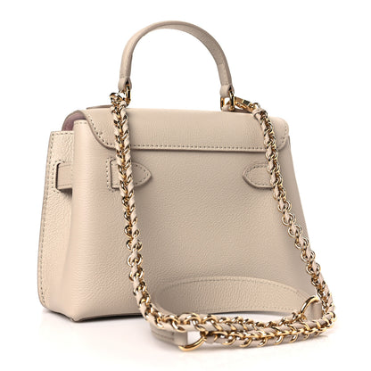 Louis Vuitton Soft Calfskin Mini Lockme Ever Greige 3 of 8