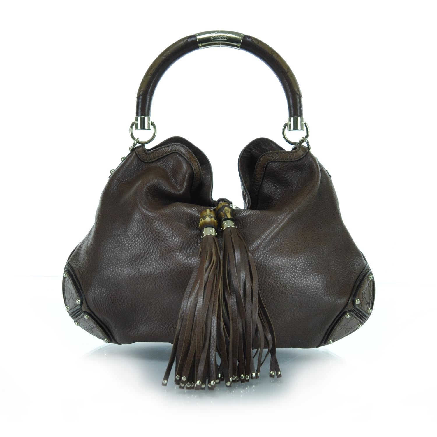 Gucci Leather Large Indy Brown 1 of 12