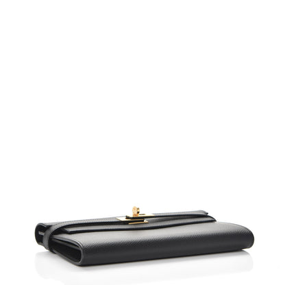 Hermes Epsom Kelly Longue Wallet Black 4 of 8