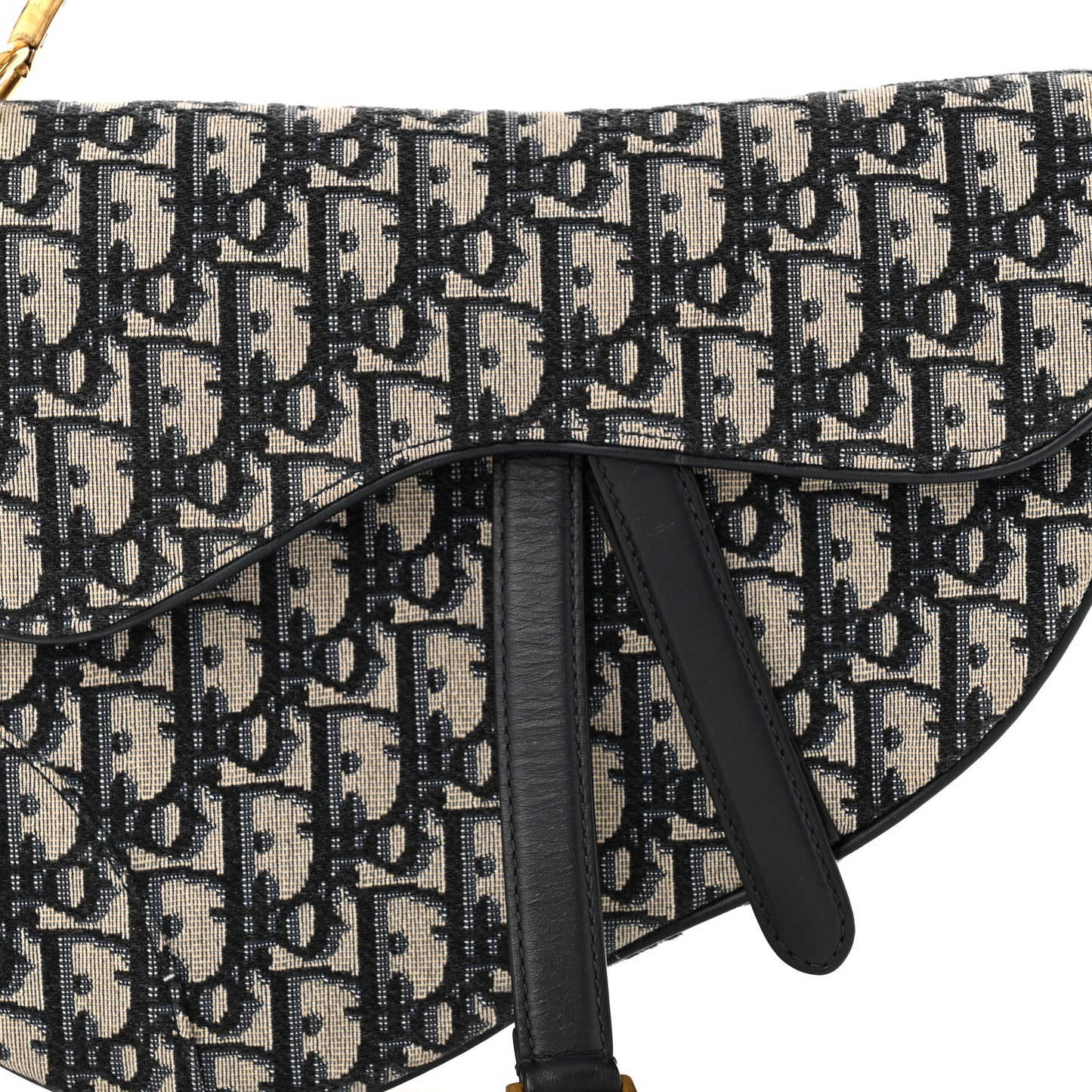 Oblique Saddle Bag Blue