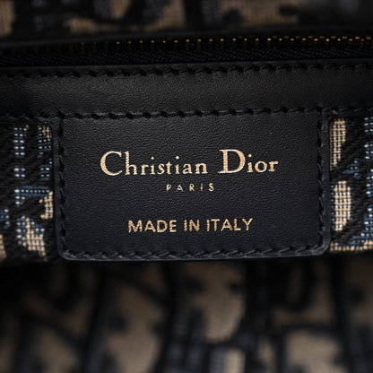 Christian Dior Wicker Oblique Medium Lady Dior Bag Blue 6 of 10