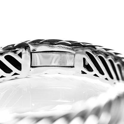 David Yurman Sterling Silver 10mm Waverly Bracelet 6 of 6