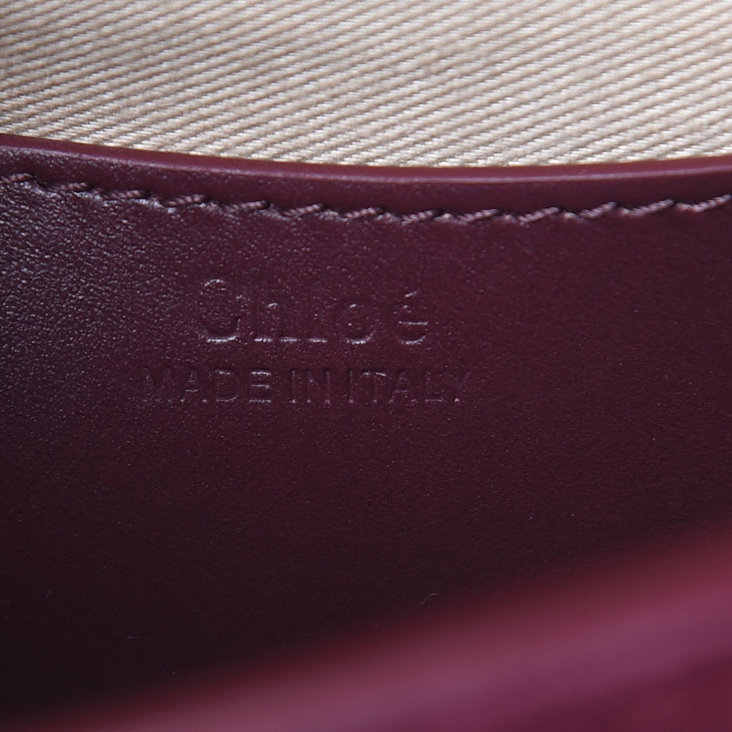 Calfskin Small Tess Bag Burnt Brown