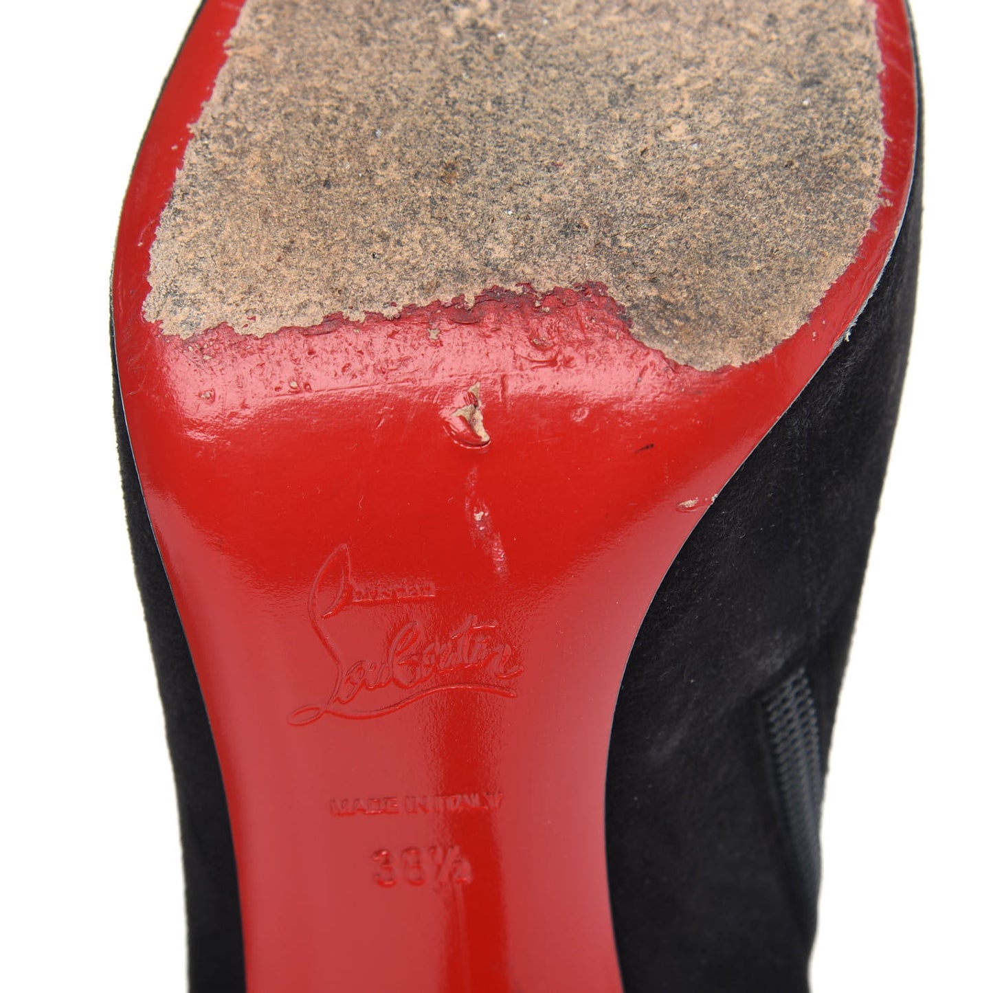 Veau Velours Eloise Booty 100 Ankle Boots 38.5 Black